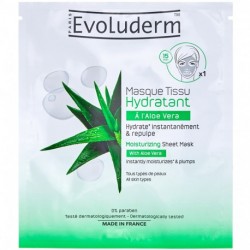 Evoluderm - Masque Tissu Hydratant A l'Aloe Vera