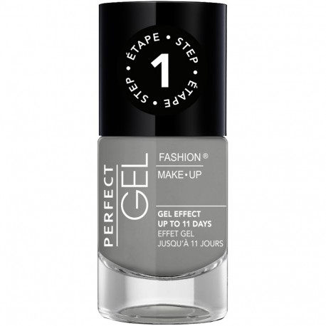 Fashion Make-Up - Perfect Gel Vernis Etape 1 n°22 Graphite - 10ml