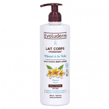 Evoluderm - Lait Corps Hydratant Monoï à la Folie - 500 ml