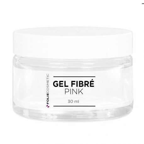 Folie Cosmetic - Gel UV Fibré Rose pour les Ongles - 30 ml