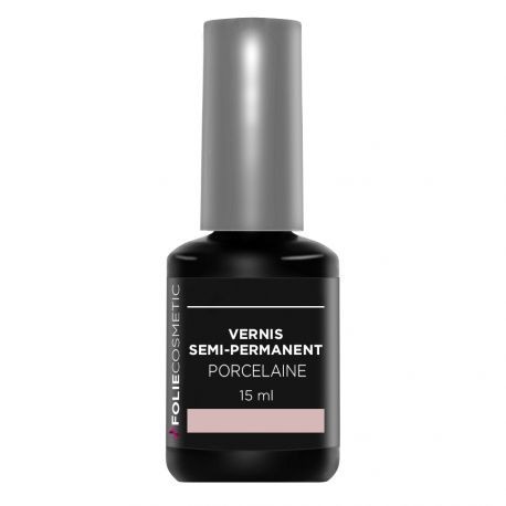 Folie Cosmetic - Vernis Semi-permanent Porcelaine - 15 ml -