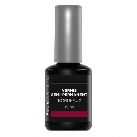 Folie Cosmetic - Vernis Semi-permanent Bordeaux - 15 ml -
