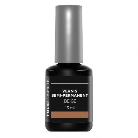 Folie Cosmetic - Vernis Semi-permanent Beige - 15 ml -