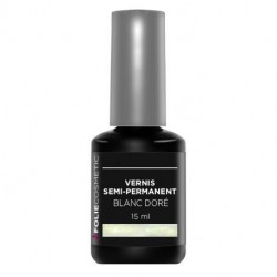 Folie Cosmetic - Vernis Semi-permanent Blanc Doré - 15 ml