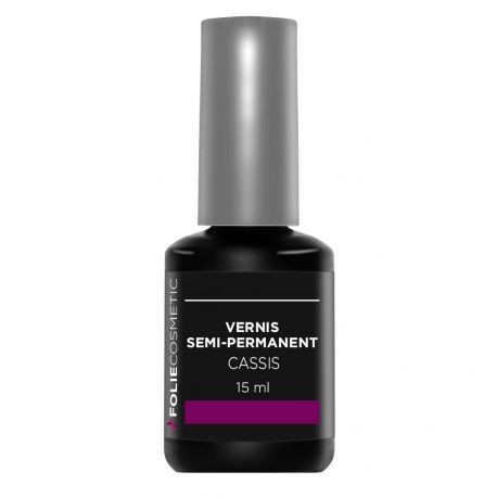 Folie Cosmetic - Vernis Semi-permanent Cassis - 15 ml