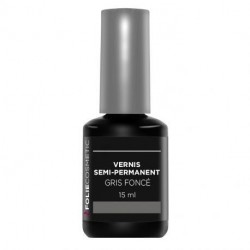 Folie Cosmetic - Vernis semi-permanent Gris Foncé - 15 ml