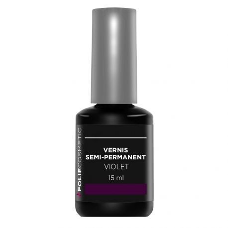 Folie Cosmetic - Vernis Semi-permanent Violet - 15 ml