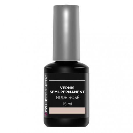 Folie Cosmetic - Vernis Semi-permanent - Nude Rosé - 15 ml -