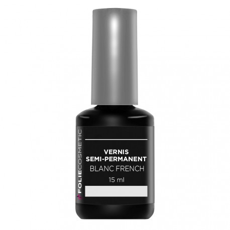 Folie Cosmetic - Vernis Semi-permanent- Blanc French - 15 ml -