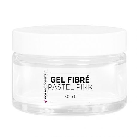 Folie Cosmetic - Gel UV Fibré Pastel Pink pour les Ongles - 30 ml
