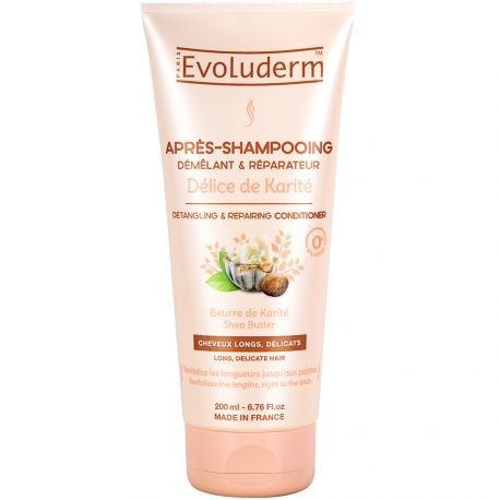 Evoluderm - Après-shampoing Démêlant & Réparateur Délice de Karité - 200 ml