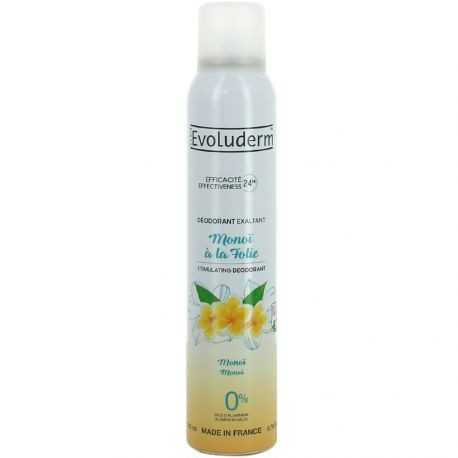 Evoluderm - Déodorant Exaltant Monoï à la folie - 200 ml
