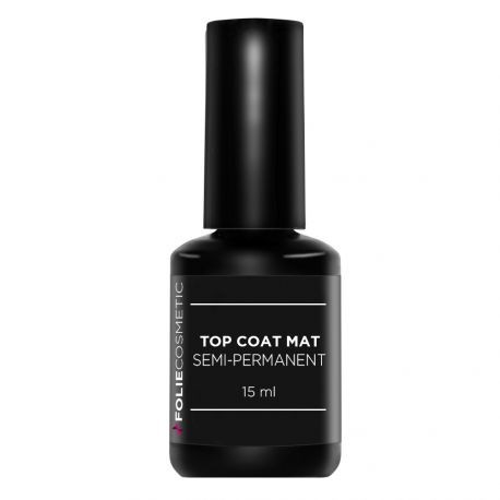 Folie Cosmetic - Top coat Mat Semi-permanent - 15 ml