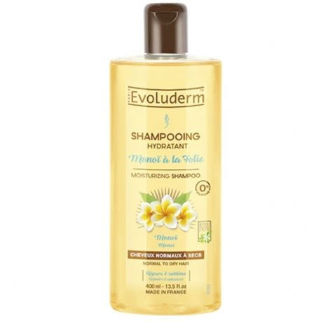 Evoluderm - Shampoing Hydratant monoï à la Folie - 400 ml