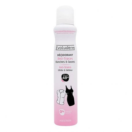 Evoluderm - Déodorant Anti-traces Blanches & Jaunes - 200 ml