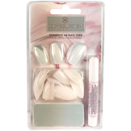 Body Collection - Faux ongles Stiletto 48 pcs