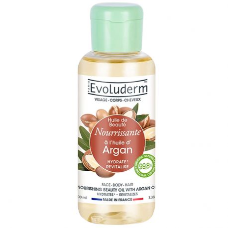 Evoluderm - Huile de Beauté à l'huile d'Argan - 100ml