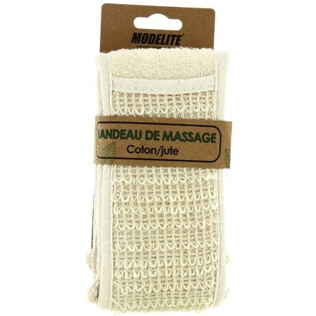 Modelite nature - Bandeau de massage coton/jute pour le dos