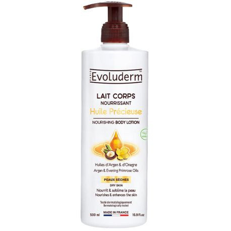 Evoluderm - Lait corps nourrissant Huile précieuse - 500 ml