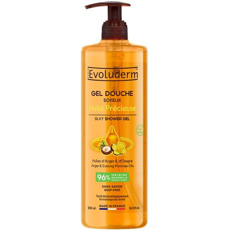 Evoluderm - Gel douche soyeux Huile précieuse - 500 ml