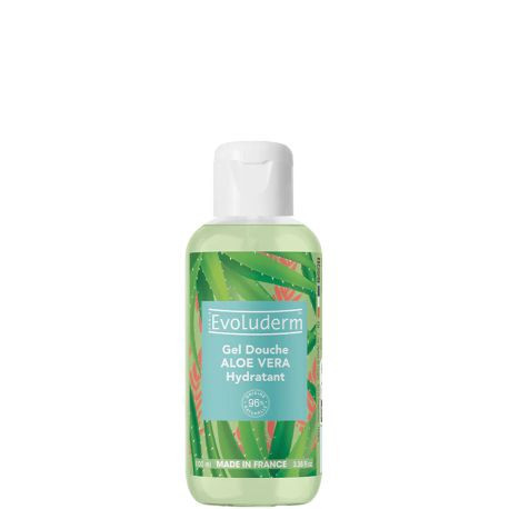 Evoluderm - Gel douche hydratant Aloe vera - 100 ml