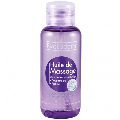 Evoluderm - Huile de Massage aux huiles essentielles - 100 ml