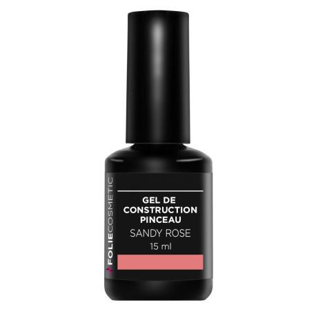 Folie Cosmetic - Gel de construction ongulaire pinceau Sandy Rose