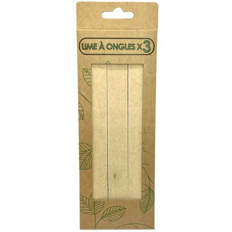 Modelite nature - Lime à ongles Emeri double face Lot de 3