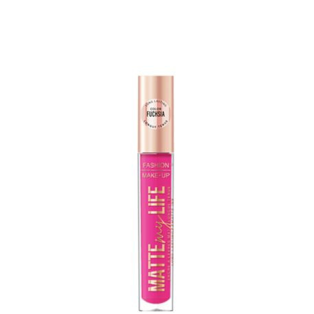 Fashion Make-up - Brillant à lèvres Matte my Life 01 fuchsia