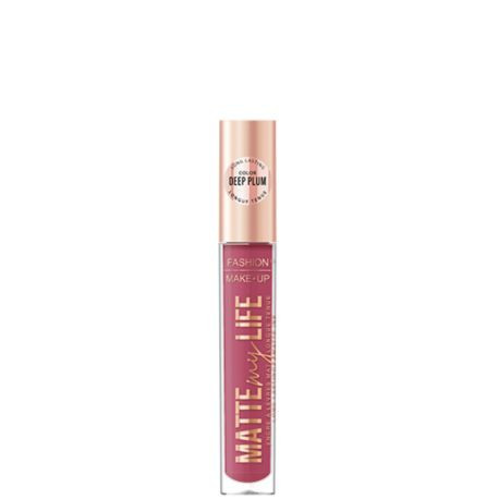 Fashion Make-up - Brillant à lèvres Matte my Life 02 Deep plum