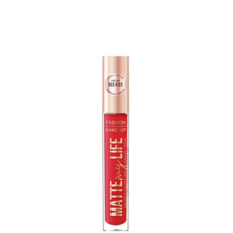 Fashion Make-up - Brillant à lèvres Matte my Life 05 red kiss