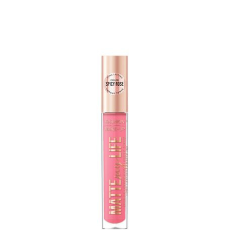 Fashion Make-up - Brillant à lèvres Matte my Life 07 Spicy rose