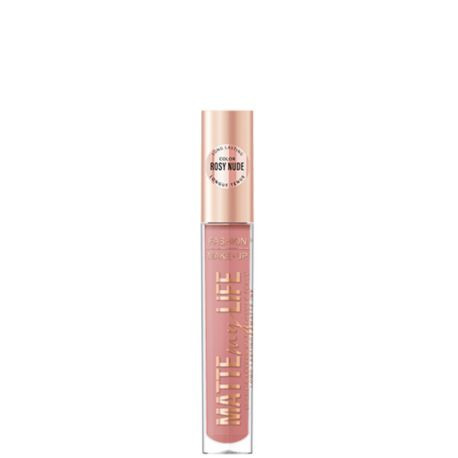 Fashion Make-up - Brillant à lèvres Matte my Life 08 Rosy nude