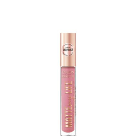 Fashion Make-up - Brillant à lèvres Matte my Life 09 Lady rose