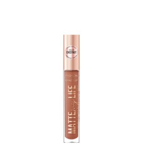 Fashion Make-up - Brillant à lèvres Matte my Life 11 Chestnut