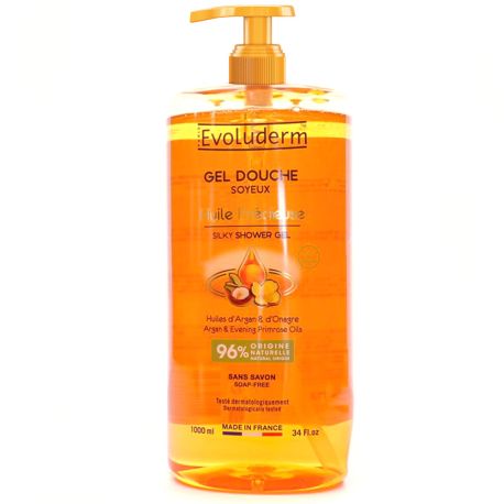 Evoluderm - Gel douche beauté aux Huiles Précieuses - 1L