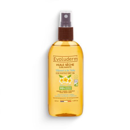Evoluderm - Huile sèche sublimante Monoï à la folie - 125ml