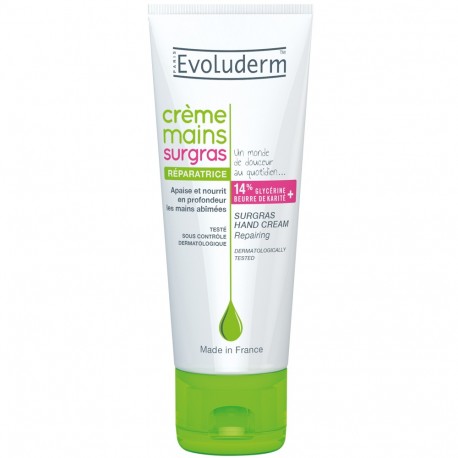 Evoluderm - Crème Mains Surgras Réparatrice - 100 ml