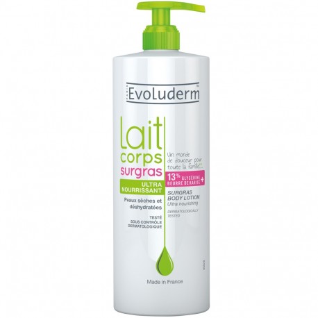 Evoluderm - Lait Corps Surgras Ultra Nourrissant - 500 ml