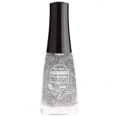 Fashion Make-Up - Vernis à ongles Pailletté N °01 Stars - 11 ml