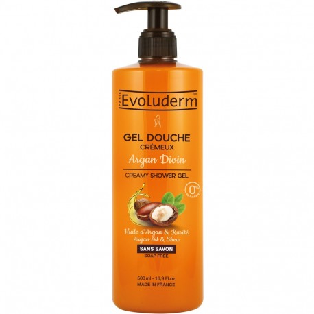 Evoluderm - Gel douche Crémeux Argan Divin - 500 ml