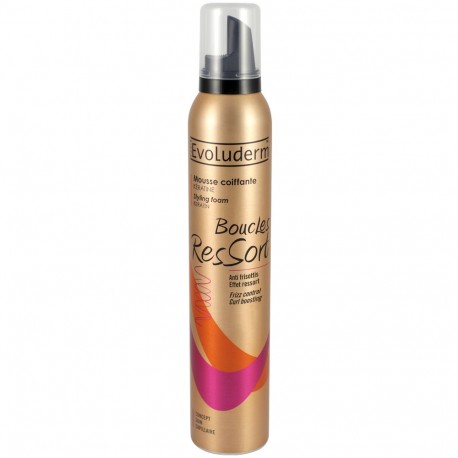 Evoluderm - Mousse coiffante Boucles Ressort à la kératine - 250 ml
