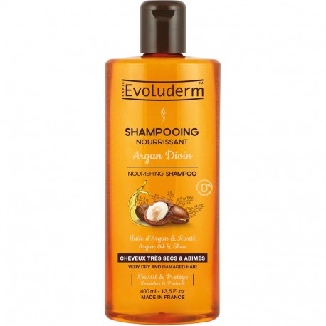 Evoluderm - Shampoing Nourrissant Argan Divin - 400 ml
