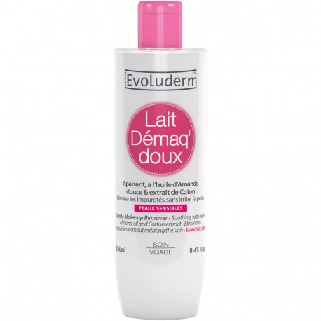 Evoluderm - Lait Démaq'doux Apaisant Peaux sensibles - 250 ml